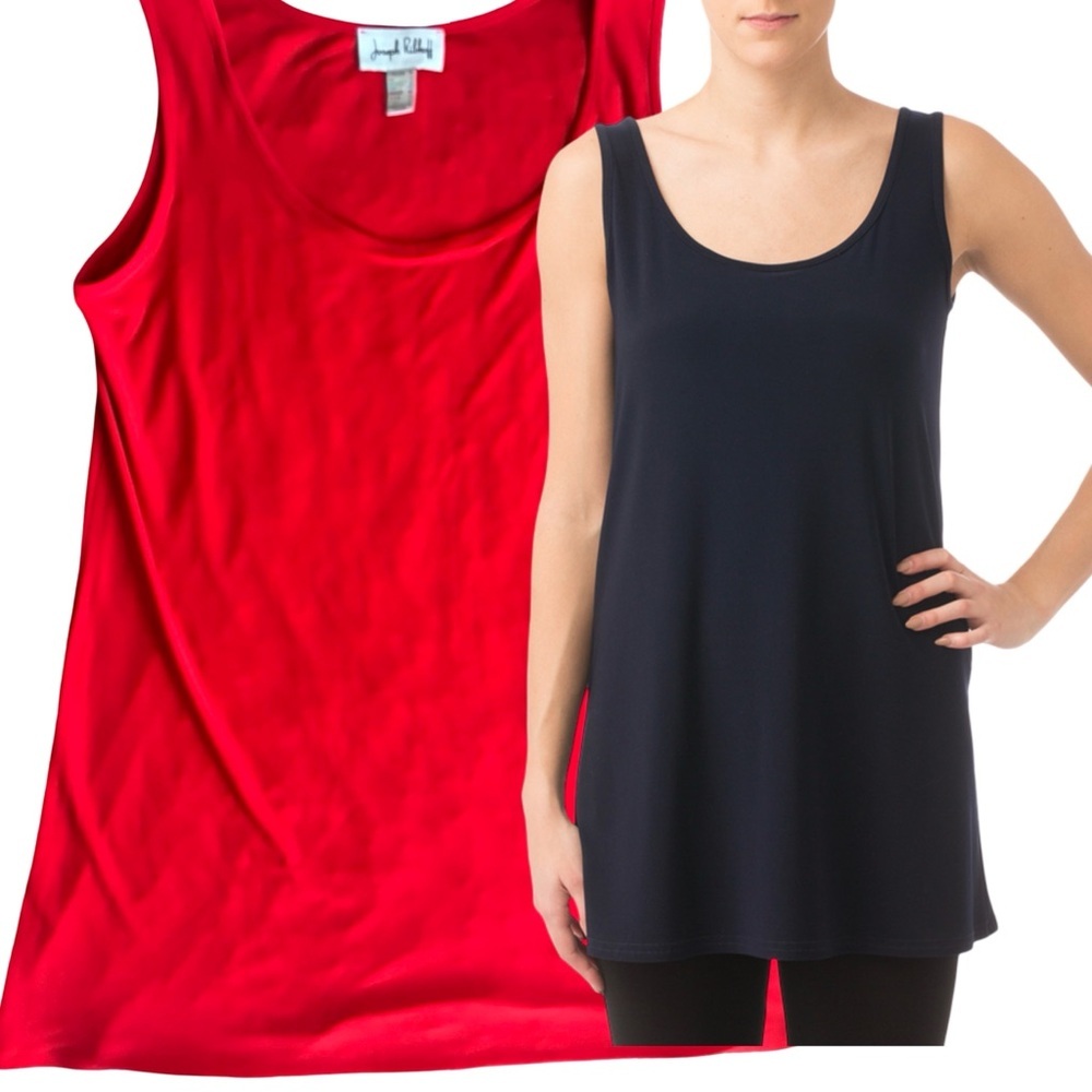 Joseph Ribkoff ballet tank - cherry red - 14